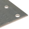 Plaques perforées 20 pcs 2 mm 400x100 mm acier galvanisé 