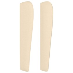 Tête de lit avec oreilles Crème 147x23x118/128 cm Tissu 