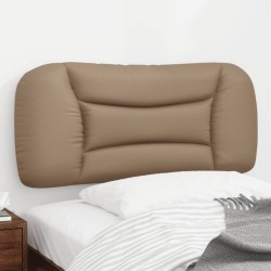Coussin de tête de lit cappuccino 90 cm similicuir 