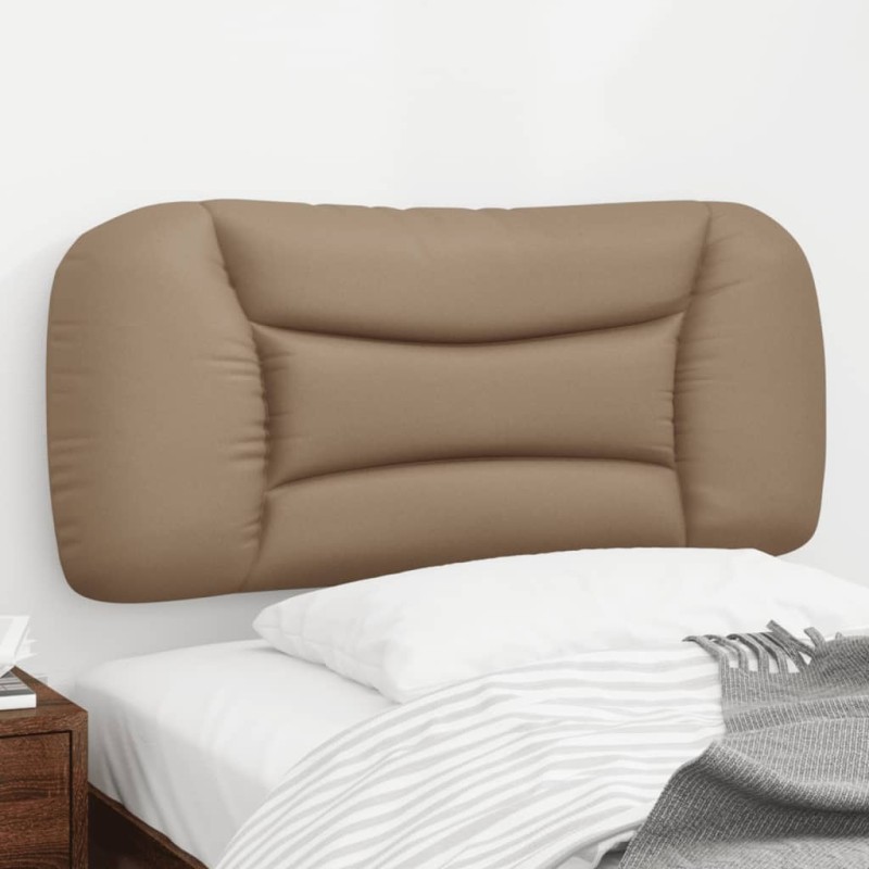 Coussin de tête de lit cappuccino 90 cm similicuir 