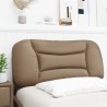 Coussin de tête de lit cappuccino 90 cm similicuir 
