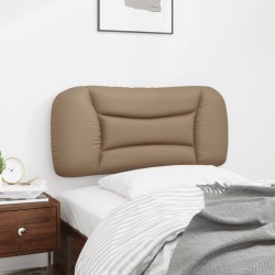 Coussin de tête de lit cappuccino 90 cm similicuir 