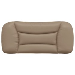 Coussin de tête de lit cappuccino 90 cm similicuir 