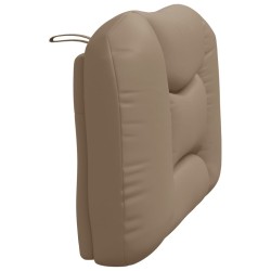 Coussin de tête de lit cappuccino 90 cm similicuir 