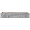 Cadre de lit sans matelas sonoma gris 75x190 cm 