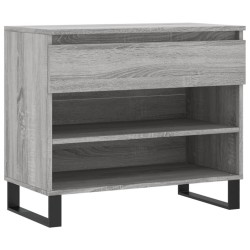 Armoire à chaussures Sonoma gris 70x36x60 cm Bois d'ingénierie 