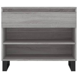 Armoire à chaussures Sonoma gris 70x36x60 cm Bois d'ingénierie 