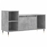 Meuble TV Gris béton 100x35x55 cm Bois d'ingénierie 