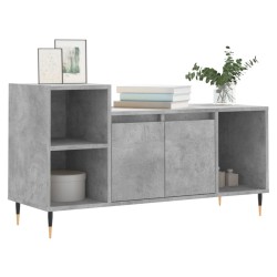 Meuble TV Gris béton 100x35x55 cm Bois d'ingénierie 