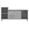 Meuble TV Gris béton 100x35x55 cm Bois d'ingénierie 