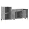 Meuble TV Gris béton 100x35x55 cm Bois d'ingénierie 