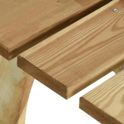 Banc de jardin 220 cm bois de pin imprégné 