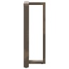 Pieds de table de bar en forme de T, 2 pièces, noir, 50 x 35 x (100-101) cm, acier 
