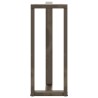 Pieds de table de bar en forme de T, 2 pièces, noir, 50 x 35 x (100-101) cm, acier 