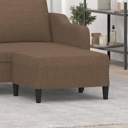 Repose-pied Marron 70x55x41 cm Tissu 