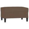 Repose-pied Marron 70x55x41 cm Tissu 