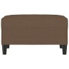 Repose-pied Marron 70x55x41 cm Tissu 