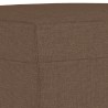 Repose-pied Marron 70x55x41 cm Tissu 