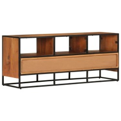 Meuble TV 110x30x45 cm Bois d'acacia massif 