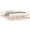 Cadre de lit sans matelas 180x200 cm bois massif 