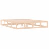 Cadre de lit sans matelas 180x200 cm bois massif 