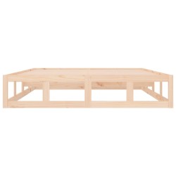 Cadre de lit sans matelas 180x200 cm bois massif 