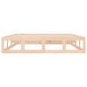 Cadre de lit sans matelas 180x200 cm bois massif 