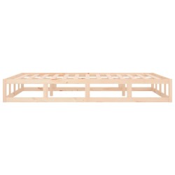 Cadre de lit sans matelas 180x200 cm bois massif 
