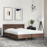 Cadre de lit sans matelas chêne marron 120x190 cm 