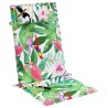 Coussins de chaise à dossier haut lot de 4 multicolore 