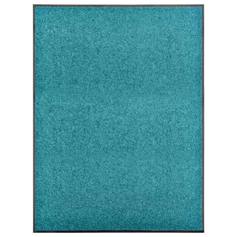 Paillasson lavable Cyan 90x120 cm 