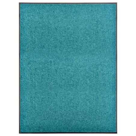 Paillasson lavable Cyan 90x120 cm 