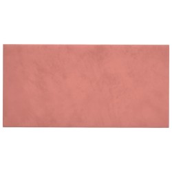 Panneaux muraux 12 pcs Rose 60x30 cm Velours 2,16 m² 