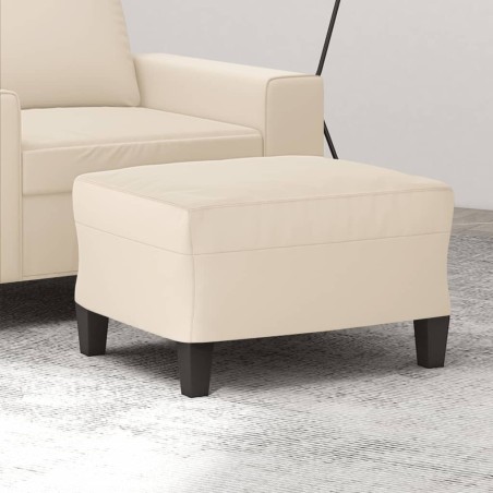 Repose-pied Beige 60x50x41 cm Tissu microfibre 