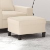 Repose-pied Beige 60x50x41 cm Tissu microfibre 