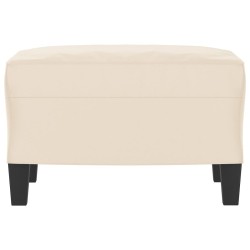 Repose-pied Beige 60x50x41 cm Tissu microfibre 