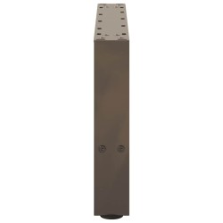 Pieds de table basse en acier naturel 2 pièces 50 x (30-31) cm Acier 