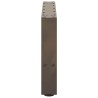 Pieds de table basse en acier naturel 2 pièces 50 x (30-31) cm Acier 