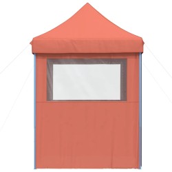 Tente de réception pliable escamotable avec 4 parois latérales 