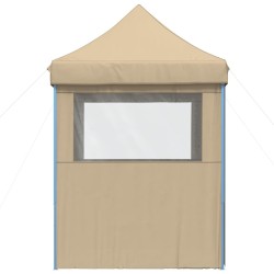 Tente de réception pliable escamotable avec 4 parois latérales 