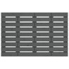 Tête de lit murale Gris 106x3x63 cm Bois massif de pin 