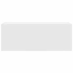 Armoire murale de bain blanc 80x25x30 cm bois d'ingénierie 