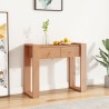 Table console 90x35x75 cm Bois de teck solide 