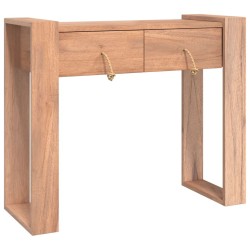 Table console 90x35x75 cm Bois de teck solide 