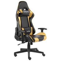 Chaise de jeu pivotante Doré PVC 