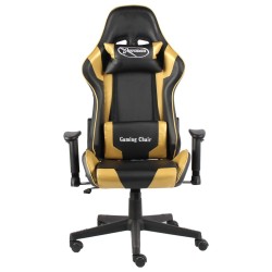 Chaise de jeu pivotante Doré PVC 