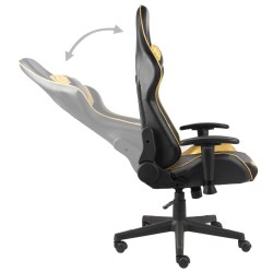 Chaise de jeu pivotante Doré PVC 