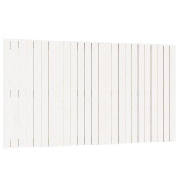 Tête de lit murale Blanc 159,5x3x90 cm Bois massif de pin 