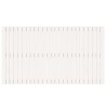 Tête de lit murale Blanc 159,5x3x90 cm Bois massif de pin 