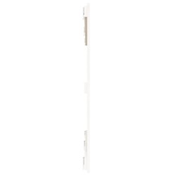 Tête de lit murale Blanc 159,5x3x90 cm Bois massif de pin 